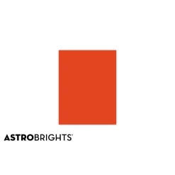 Multipurpose Paper*Astrobrights Colored Paper, 24 lbs., 8.5" x 11", Orbit Orange, 500 Sheets/Ream (22561)
