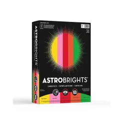 Card Stock*Astrobrights Vintage Cardstock Paper, 65 lbs, 8.5" x 11", , 250/Pack (21003/22003) Assorted Colors