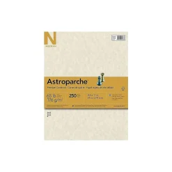 Card Stock*Astroparche 65 lb. Cardstock Paper, 8.5" x 11", Natural, 250 Sheets/Pack (26428/27428)
