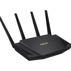 Discount Asus AC Dual Band MU-MIMO WiFi 6 Router, Black (RT-AX3000)