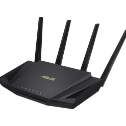 Discount Asus AC Dual Band MU-MIMO WiFi 6 Router, Black (RT-AX3000)