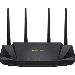 Asus AC Dual Band MU-MIMO WiFi 6 Router, Black (RT-AX3000)