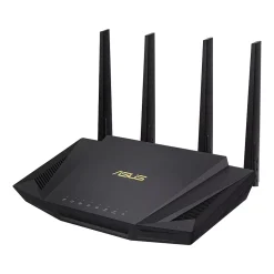 Asus AC Dual Band MU-MIMO WiFi 6 Router, Black (RT-AX3000)