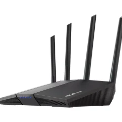 Sale Asus AX1800 Dual Band MU-MIMO WiFi 6 Router, Black/Red (RTAX55)