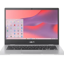 Outlet Asus Chromebook CX1 14" LED Backlit LCD Laptop, Intel Celeron, 1.1 Ghz, 4GB RAM, 64GB SSD, Google Chrome (CX1400CKA-DB44)