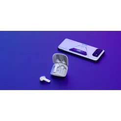 ROG Cetra Wireless Active Noise Canceling Earbuds, Bluetooth, Moonlight White (90YH03X1-B5UA00)<Asus New