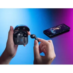 ROG Cetra Wireless Active Noise Canceling Earbuds, Bluetooth, Black (90YH03G1-B5UA00)<Asus