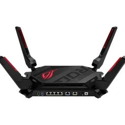 Online Asus ROG Rapture AX5952 Dual Band MU-MIMO WiFi 6 Gaming Router, Black/Red (GTAX6000)