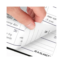 Journals|AT-A-GLANCE Fine Diary Pocket Hardcover 2025 Weekly and Monthly Diary, 2.75