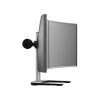 Sale Atdec Adjustable Dual Monitor Desk Mount for Monitors Up to 26.5 lbs., Silver (VFS-DH)