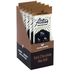 Atlas Gluten Free Chocolate Protein Bar, 1.6 oz., 5 Bars/Box 2/Box (600-02139)