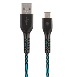 Charge and Sync USB to Type-C Cable, 4 ft., Blue (TCB04-BLU)<AT&T New