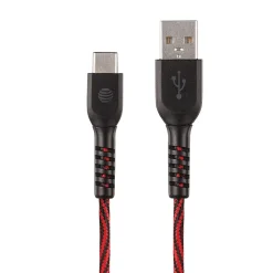 Charge and Sync USB to Type-C Cable, 4 ft., Red (TCB04-RED)<AT&T Sale