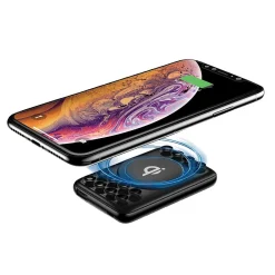 Portable Wireless Suction Power Bank, 10,000 mAh, Black (QPB10-BLK)<AT&T Outlet
