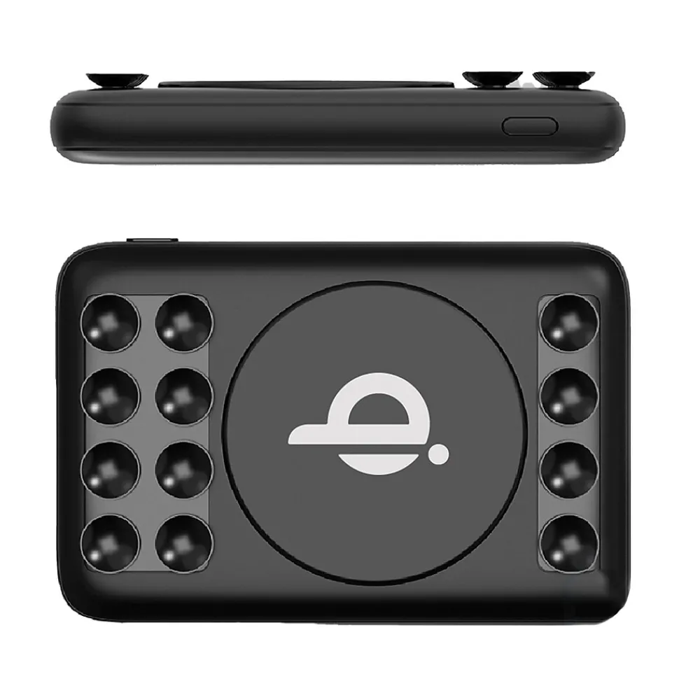 AT&T Portable Wireless Suction Power Bank, 5,000 mAh, Black (QPB5-BLK)