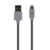 PVC Charge and Sync Lightning Cable, 10 ft., Gray, (PVLC10-GRY)<AT&T Sale