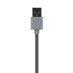 PVC Charge and Sync Lightning Cable, 10 ft., Gray, (PVLC10-GRY)<AT&T Sale