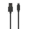 PVC Charge and Sync Lightning Cable, 10 ft., Black, (PVLC10-BLK)<AT&T