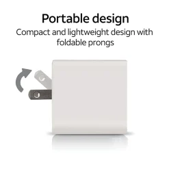 Type-C Power Adapter, 18-Watt, White, (PDC18)<AT&T Online