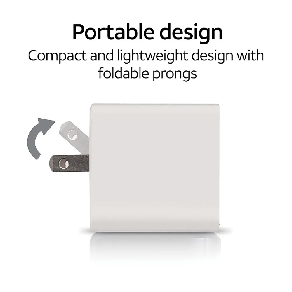 Type-C Power Adapter, 18-Watt, White, (PDC18)<AT&T Online