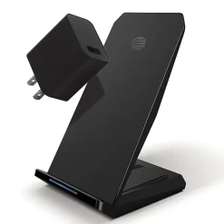 Wireless Charging Stand with Quick Charge 3.0 Rapid Charger, Black (CETWCS10)<AT&T Outlet