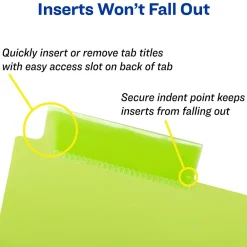 Dividers|Avery Big Tab Insertable Plastic Dividers for 11