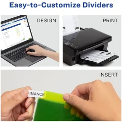 Dividers|Avery Big Tab Insertable Plastic Dividers for 11