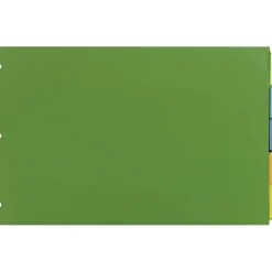 Dividers|Avery Big Tab Insertable Plastic Dividers, 5 Tabs, Assorted Colors (11178)