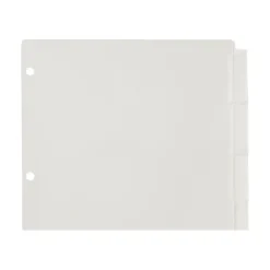 Dividers|Avery Big Tab Insertable Plastic Dividers, 5 Tab, Clear (11835)