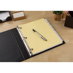 Dividers|Avery Big Tab Insertable Paper Dividers, 8 Tabs, Clear, Copper Reinforced (23285)