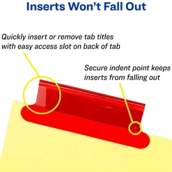 Dividers|Avery Big Tab Insertable Paper Divider, 8 Tabs, Multicolor, 1 Set (11111)