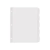 Dividers|Avery Big Tab Printable Paper Dividers with White Labels, 5 Tabs, 20 Sets/Pack (11434)