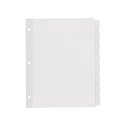 Dividers|Avery Big Tab Printable Paper Dividers with White Labels, 8 Tabs, 4 Sets/Pack (14433)