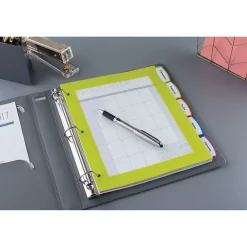 Dividers|Avery Big Tab Ultralast Plastic Dividers with White Tab Labels, 5 Tabs, Multicolor (24900)