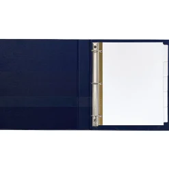 Dividers|Avery Big Tab Write & Erase Paper Divider, 5 Tabs, White/Gold Reinforced, 1 Set (23075)