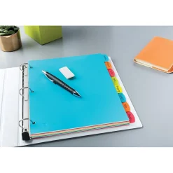 Dividers|Avery Big Tab Write & Erase Plastic Divider, 8 Tabs, Multicolor, 1 Set (16130)