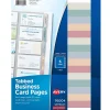 Sheet Protectors|Avery Binder Pockets, 3-Hole Punched, Clear, 5/Pack (76004)