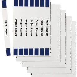 Dividers|Avery Binder Spine Inserts, For 1 Inch Ring Binders, 40 Cardstock View Binder Spine ID Inserts (89103)