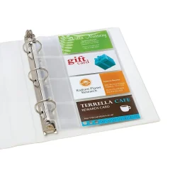 Sheet Protectors|Avery Business Card Sheet Protectors, 5.5