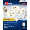 Business Cards*Avery Clean Edge Business Cards, 3.5" x 2", Matte Ivory, 200/Pack (8876)