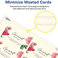 Business Cards*Avery Clean Edge Business Cards, 3.5