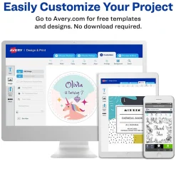 Avery Computer Labels, Dot Matrix Labels and Pin-Feed Labels, 15/16