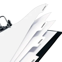 Dividers|Avery Copier Tab Dividers, Double Reverse Collated, 5-Tab, White, 30 Sets/Box (20406)