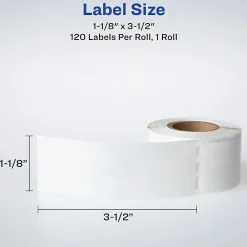 Labels|Avery Direct Thermal Roll Multipurpose Labels, 1-1/8
