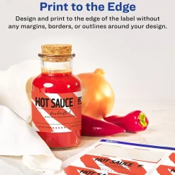 Labels|Avery Durable Waterproof Laser/Inkjet Rectangle Labels, 2