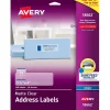 New Avery Easy Peel Inkjet Address Labels, 1-1/3" x 4", Clear, 140 Labels/Pack (18662)