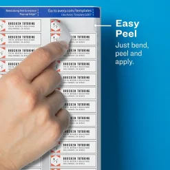 Best Avery Easy Peel Inkjet Return Address Labels, 2/3
