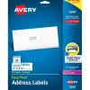 Hot Avery Easy Peel Laser Address Labels, 1" x 2-5/8", White, 750 Labels/Pack (5260)