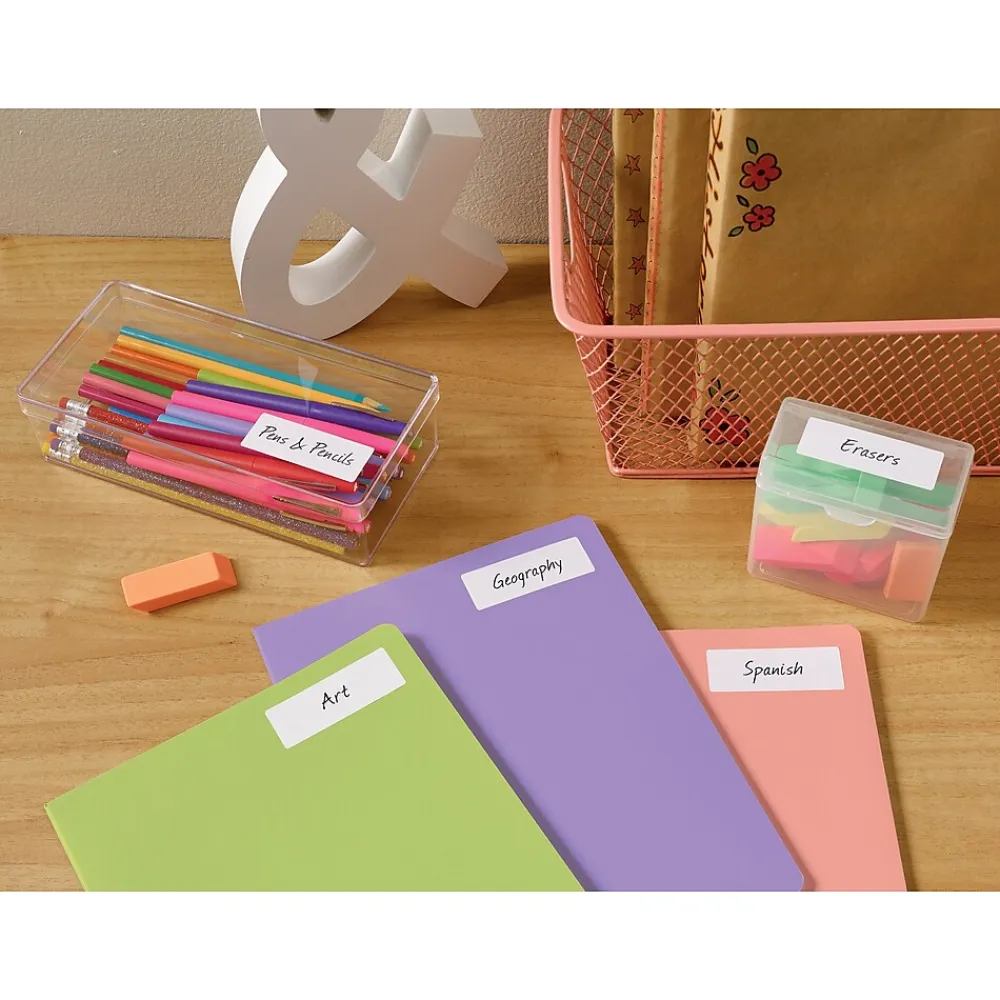 Outlet Avery Easy Peel Laser Address Labels, 1" x 2-5/8", White, 7,500 Labels/Box (5960)