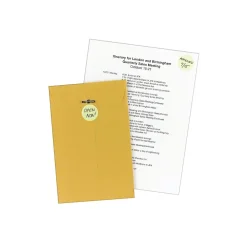 Labels|Avery Easy Peel Laser Color Coding Labels, 1 1/4